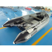 CE Coreia barco de pesca inflável dobrável pvc material 8persons